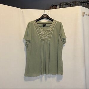 Lane Bryant Embroidered Women's Top